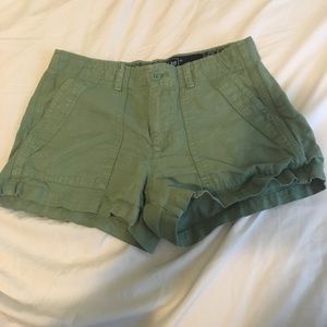 Green shorts